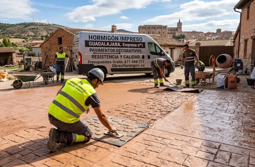 hormigón impreso en guadalajara